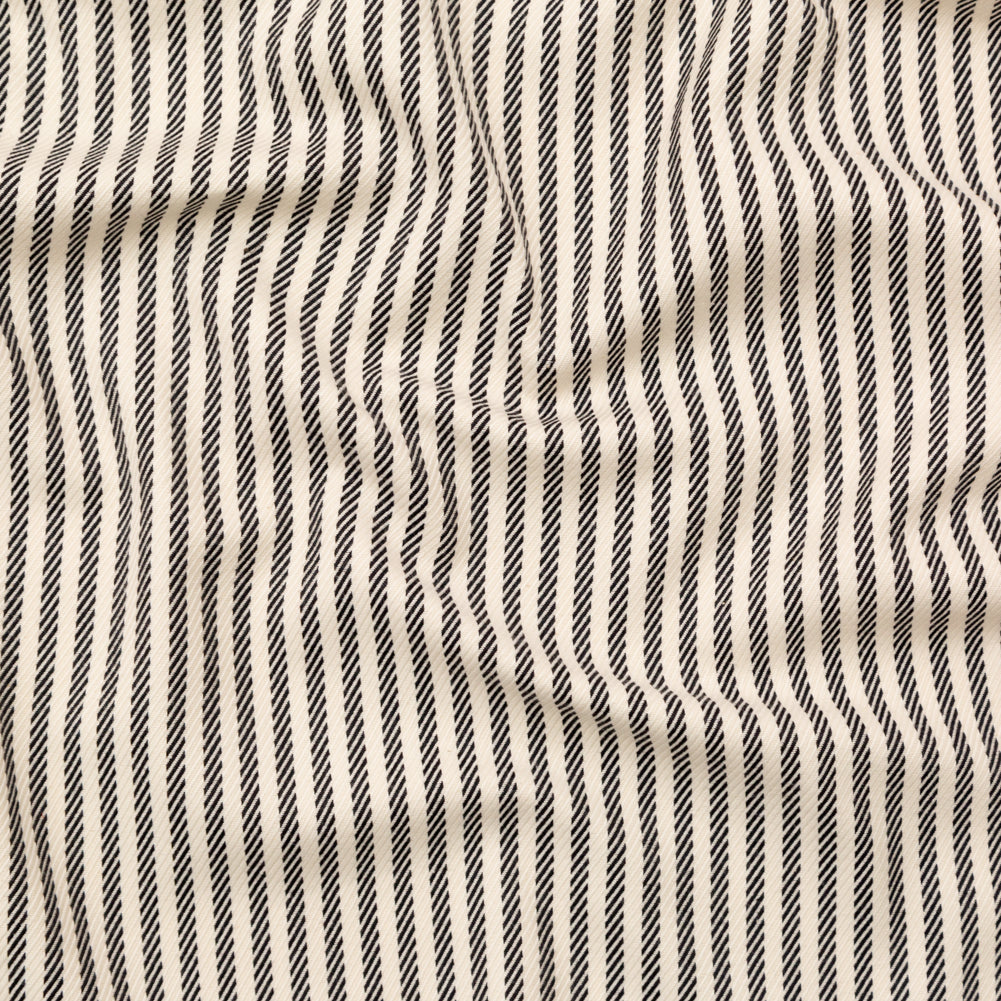 Ivory and Black Stretch Heavy Cotton Twill - Joann Fabrics