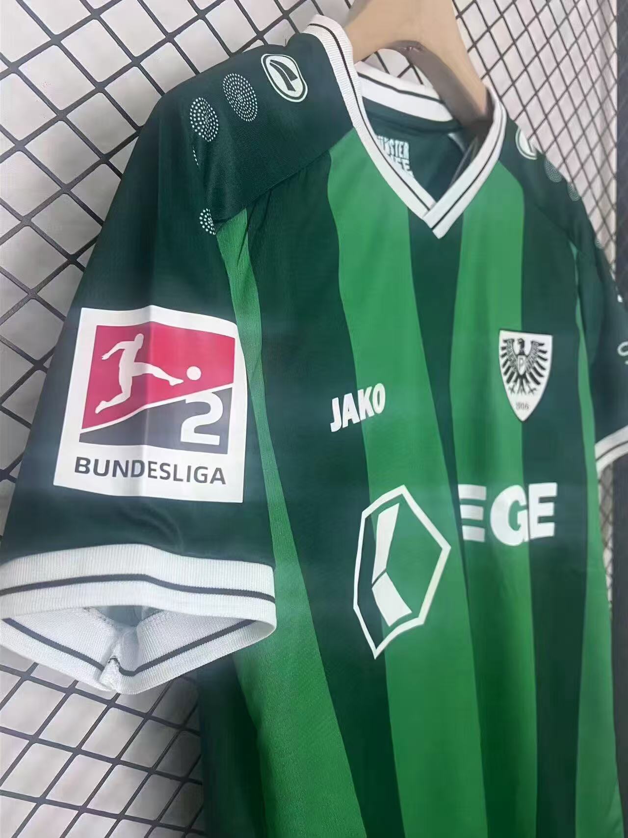 2025/2026 Preußen Münster Home Football Jersey 1:1 Thai Quality