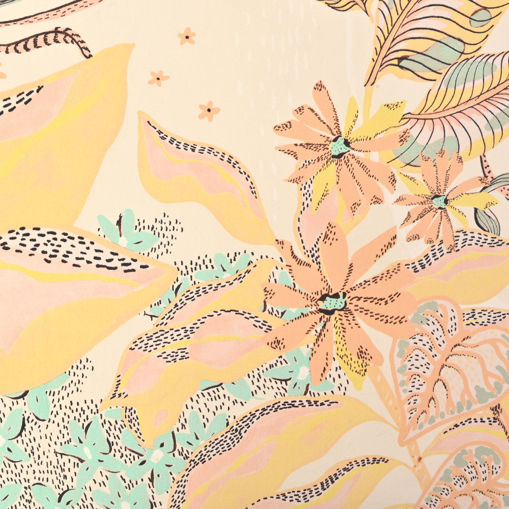 Mood Exclusive Aromatic Reverie Peach Stretch Cotton Sateen - Joann Fabrics