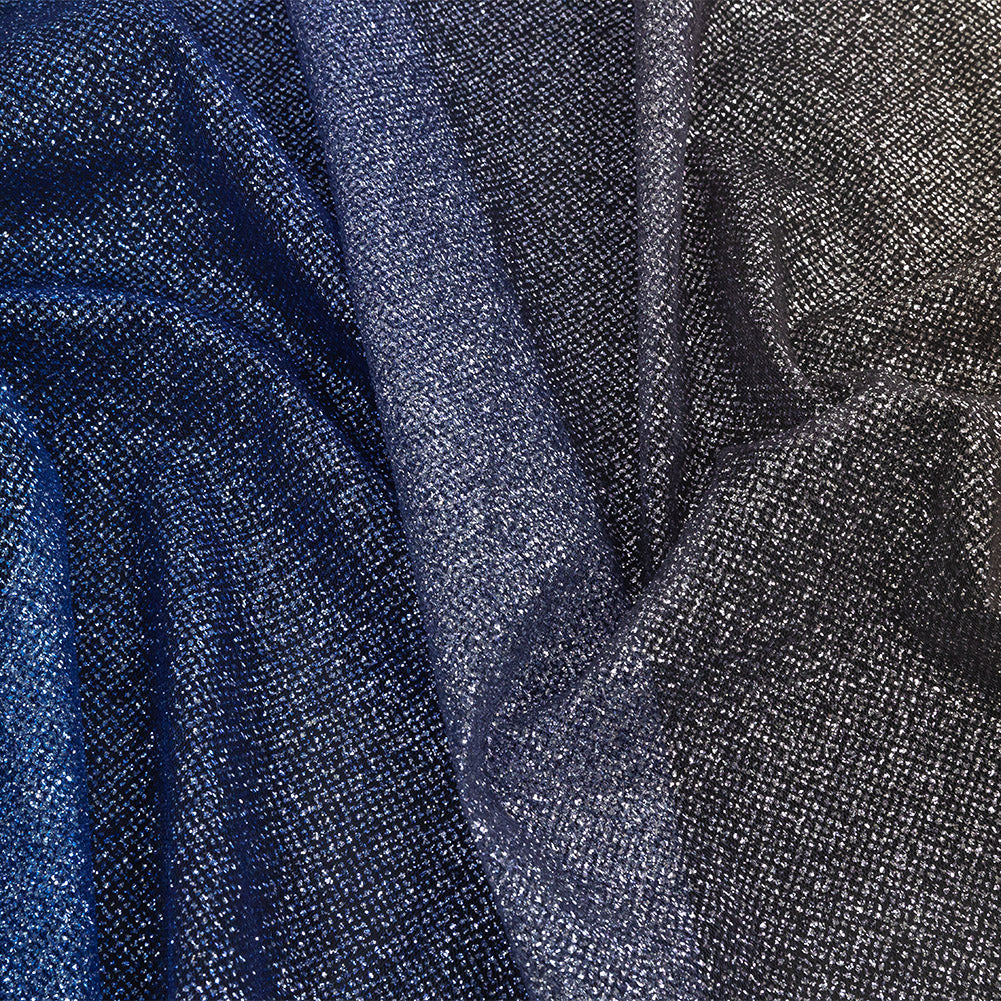 Ombre Tulle with Metallic Platinum Glitter - Royal Blue and Gold - Starlet Collection - Joann Fabrics