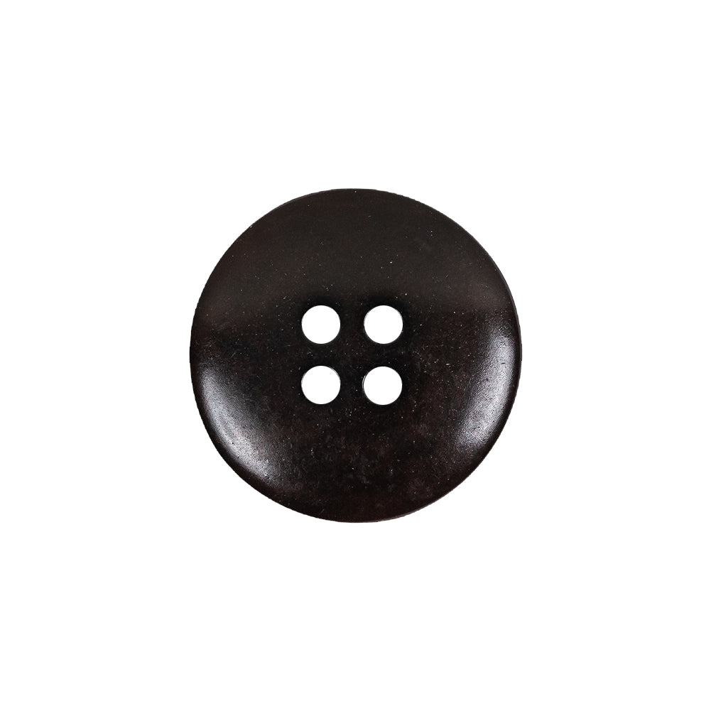 Dark Brown Rolled Rim 4-Hole Plastic Button - 32L/20mm - Joann Fabrics