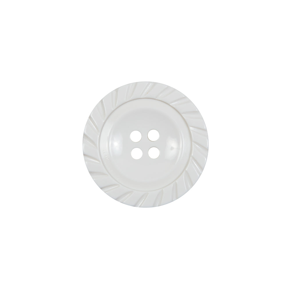 White Plastic 4-Hole Button - 28L18mm - Joann Fabrics