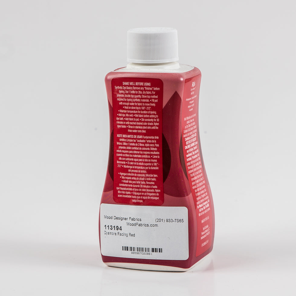 Rit DyeMore Synthetic Fiber Dye - Racing Red - 7oz Bottle - Joann Fabrics