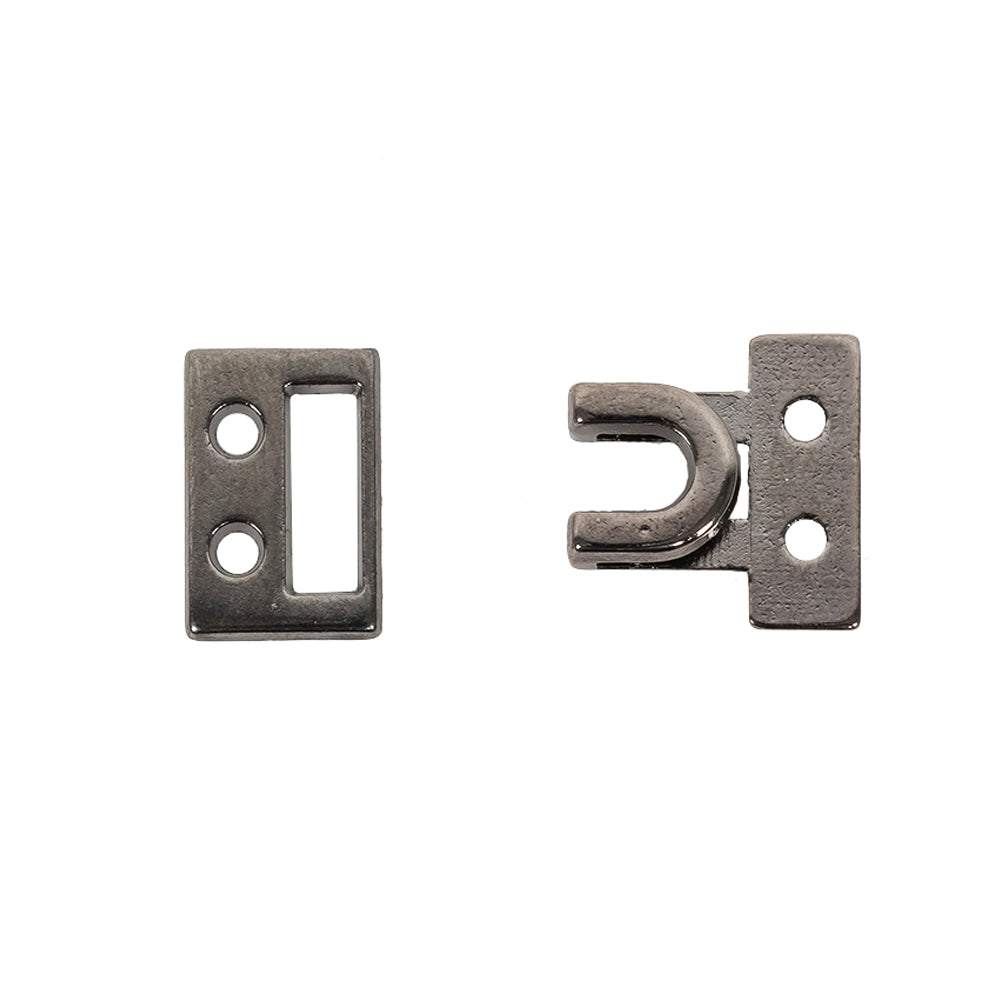 Gunmetal Heavy Duty Clip Fastener - 0.625