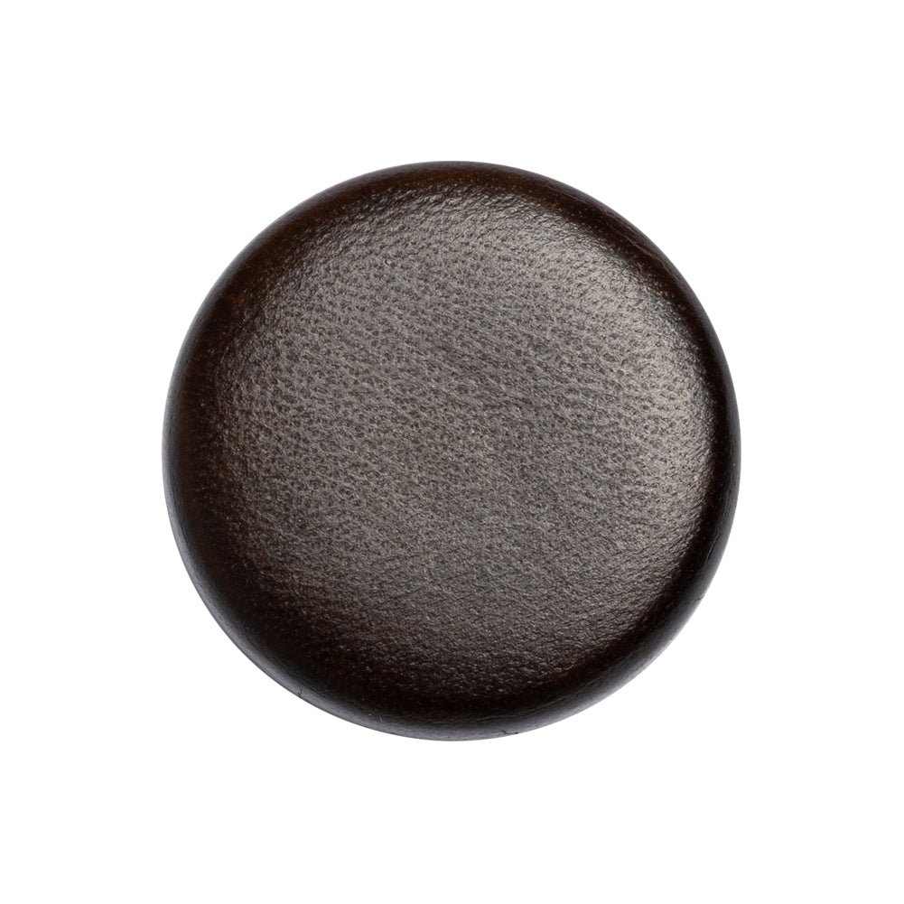 Italian Brown Flat Top Leather Shank Back Button - 40L/25.5mm - Joann Fabrics