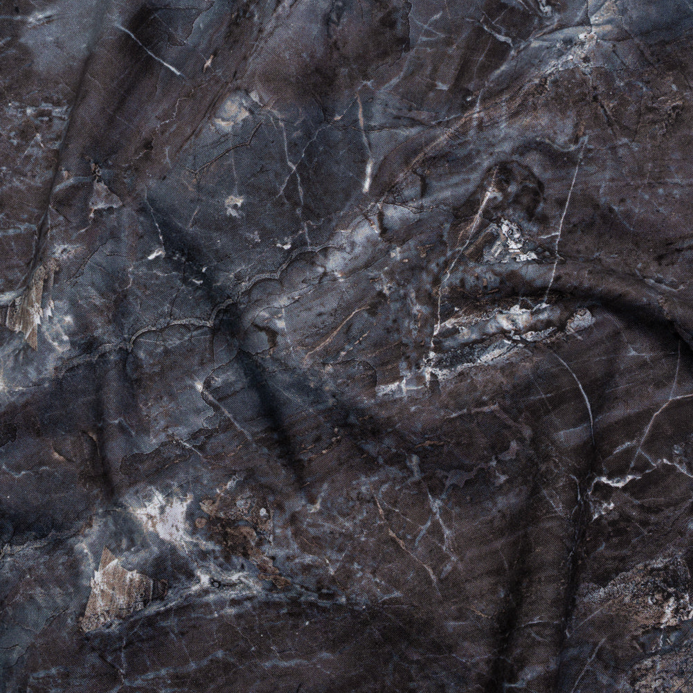 Stonehenge Wide Backing Quilting Cotton by Northcott - Cool Gray Marble 6 Stone Crackle, 108