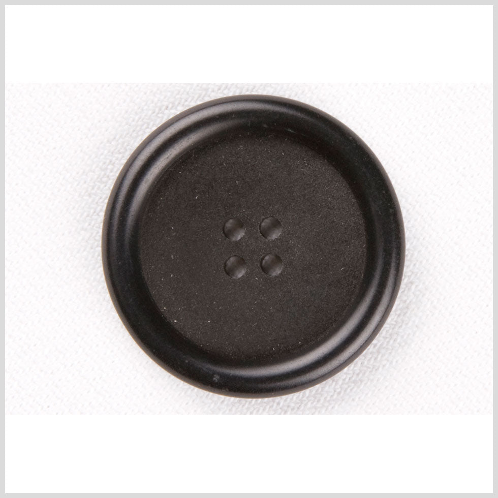 Plastic 4-Hole Button - 44L/28mm - Black Textured Center and Tire Rim - Joann Fabrics