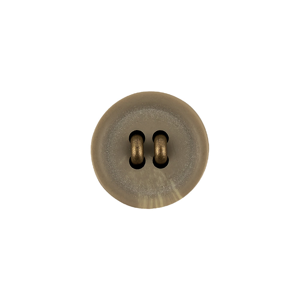 Matte Camo and Brass Shallow Plate Plastic and Metal Shank Back Button - 24L/15mm - Joann Fabrics