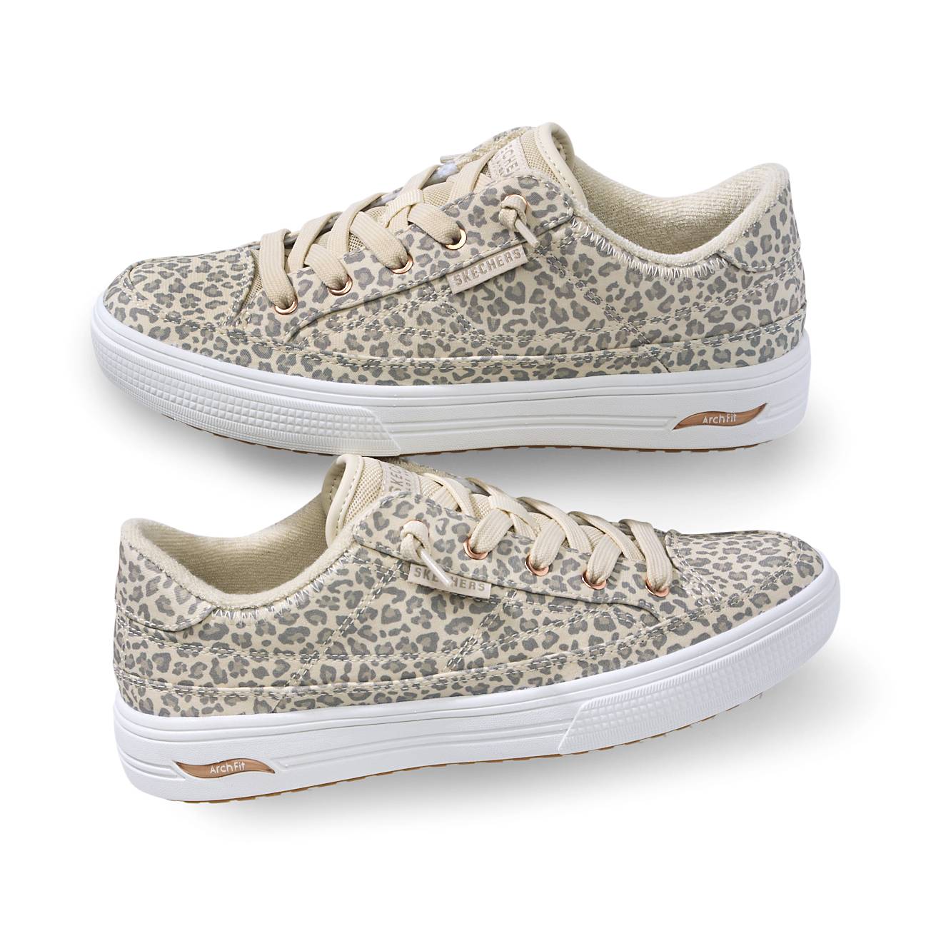 Skechers Arch-Fit® Canvas Sneakers, Slip-On, No-Tie Laces - Northstyle Catalog