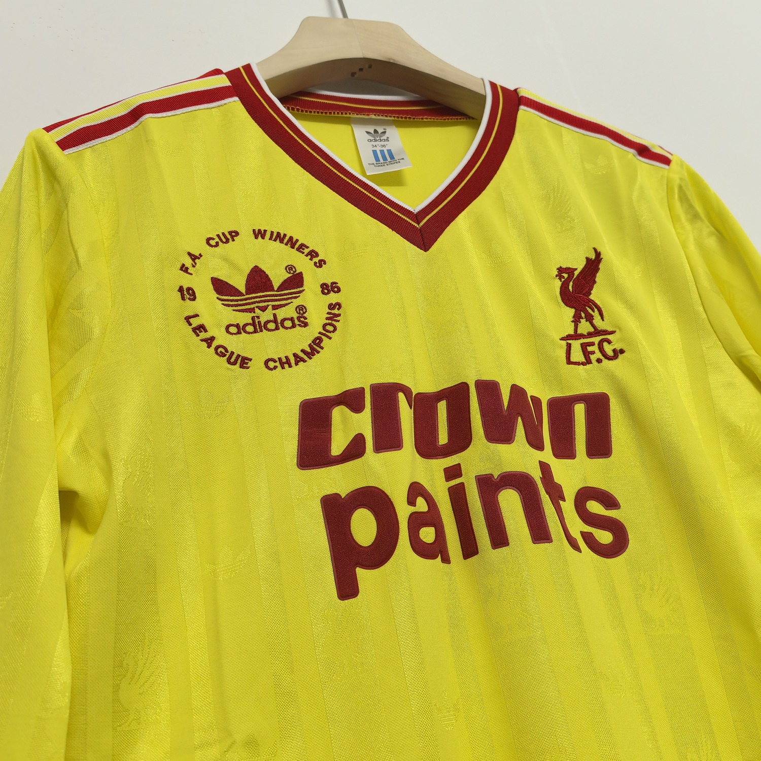 Retro Liver.pool 1985-86 Away Long Sleeves Jersey - UnitedFutballJersey