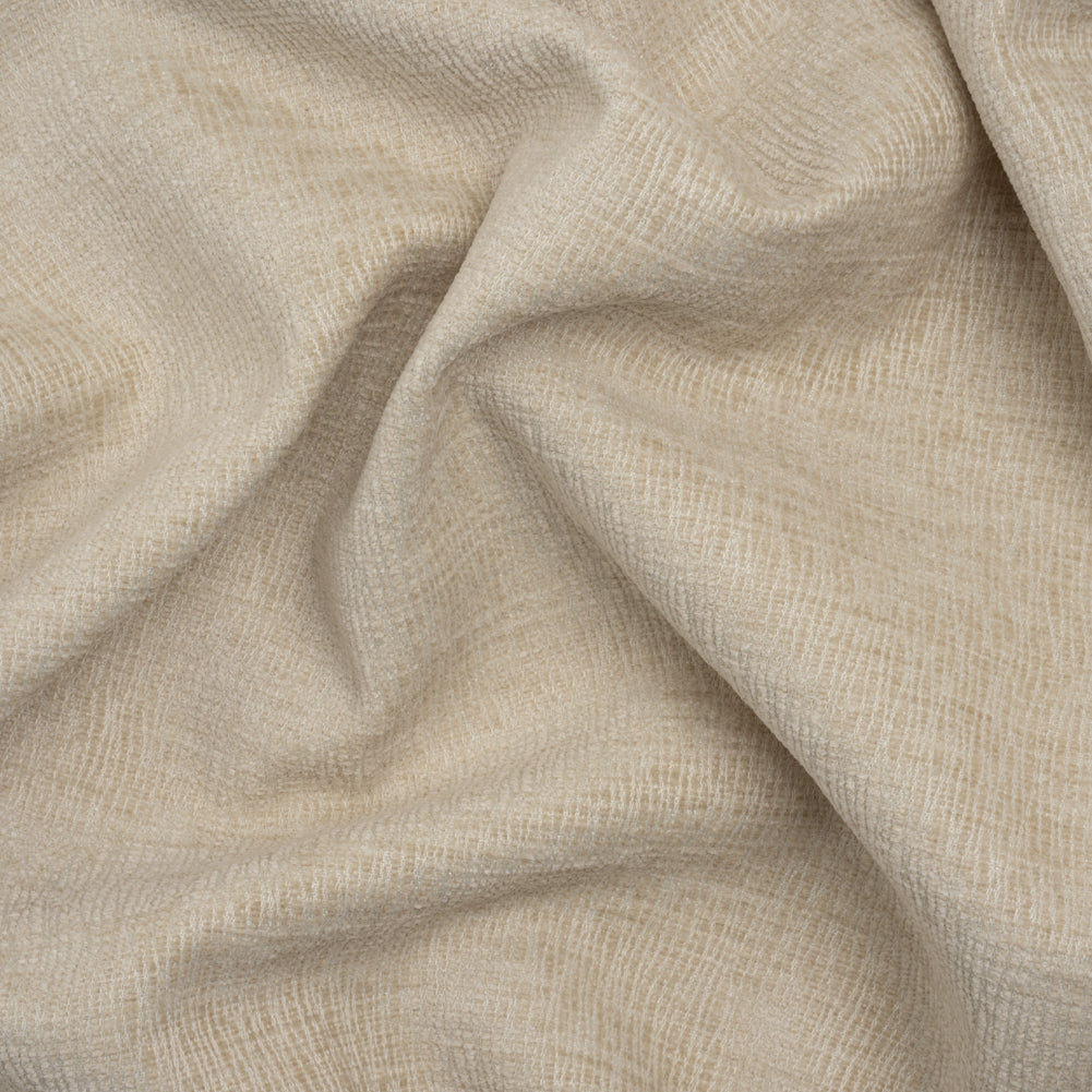 Chenille Upholstery Woven with Latex Backing - Ecru - Lovell Collection - Joann Fabrics