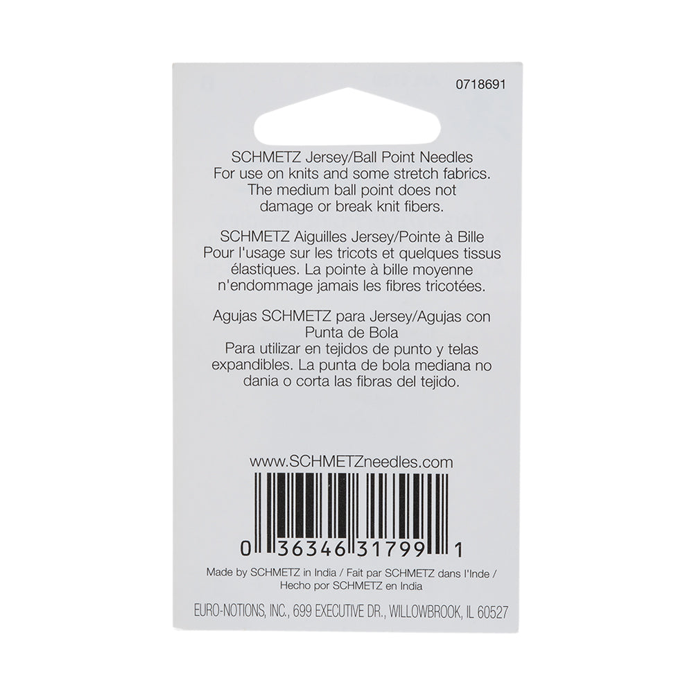 Schmetz Jersey/Ball Point Machine Needles - 100/16 - 5 ct - Joann Fabrics