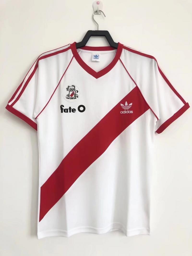 1986 Retro River Plate Home Football Jersey 1:1 Thai Quality