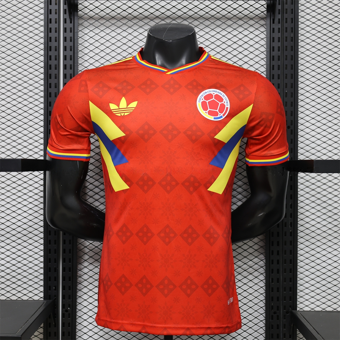 Colombia 2026 Red With Yellow Blue Special Jersey - Player Version - UnitedFutballJersey