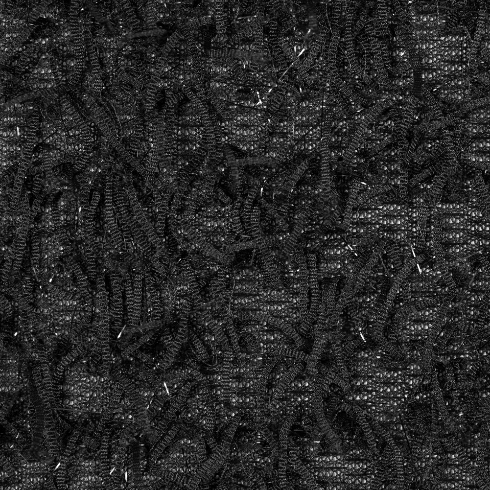 Black Fringed Stretch Knit - Joann Fabrics