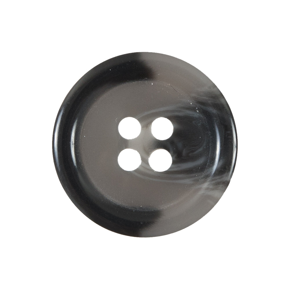 Charcoal Gray Rimmed Plastic Button - 40L/25.5mm - Joann Fabrics