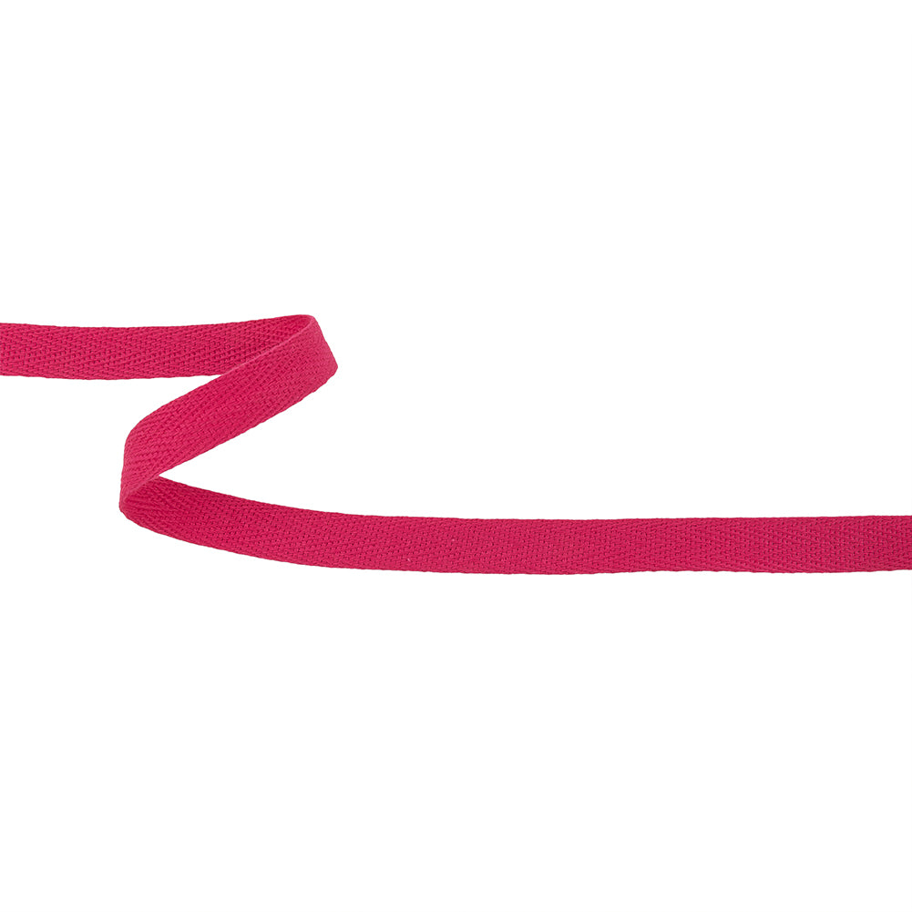 Raspberry Cotton Twill Tape - 0.5