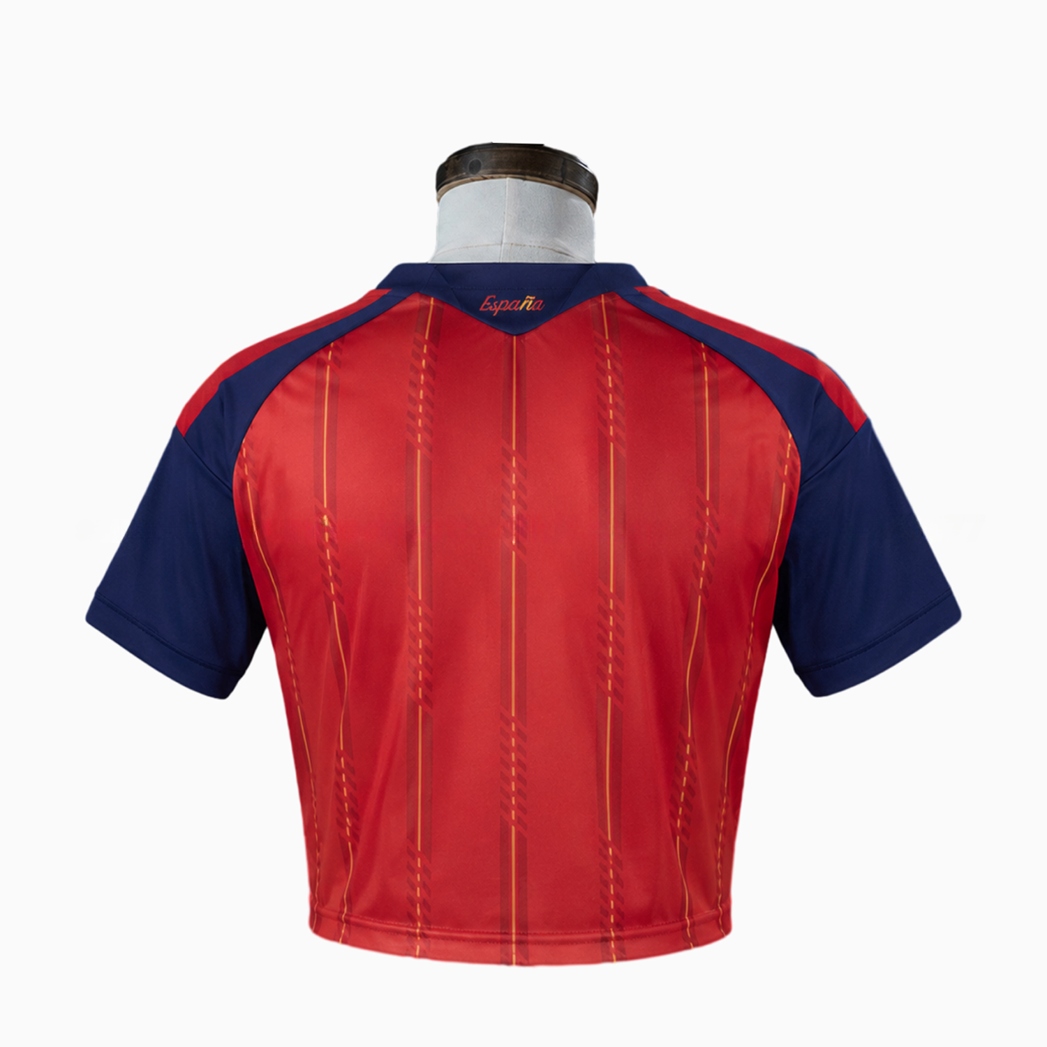 Women's Spain 2026 Home Cropped Jersey - Fans Version - UnitedFutballJersey