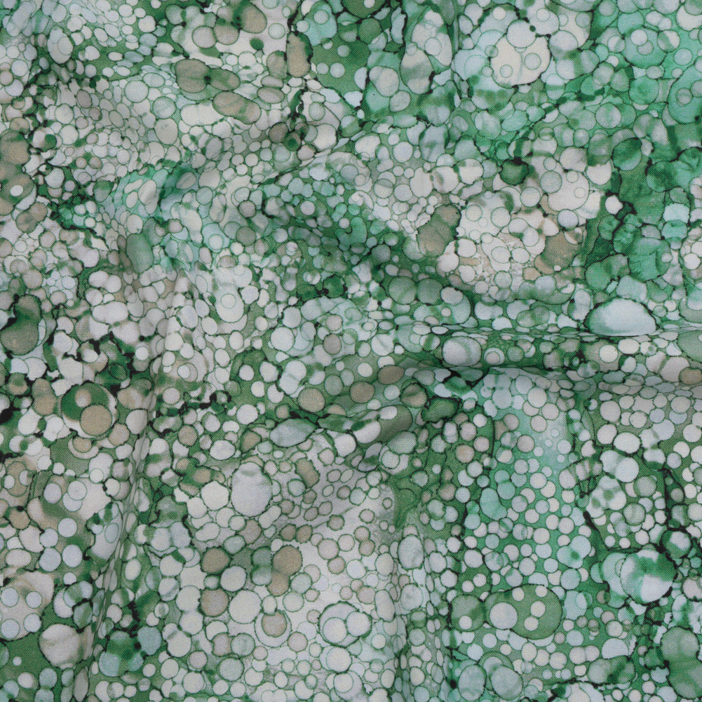 Printed Quilting Cotton by Northcott - Woodland Moss Bubbles - Bliss Collection - Joann Fabrics