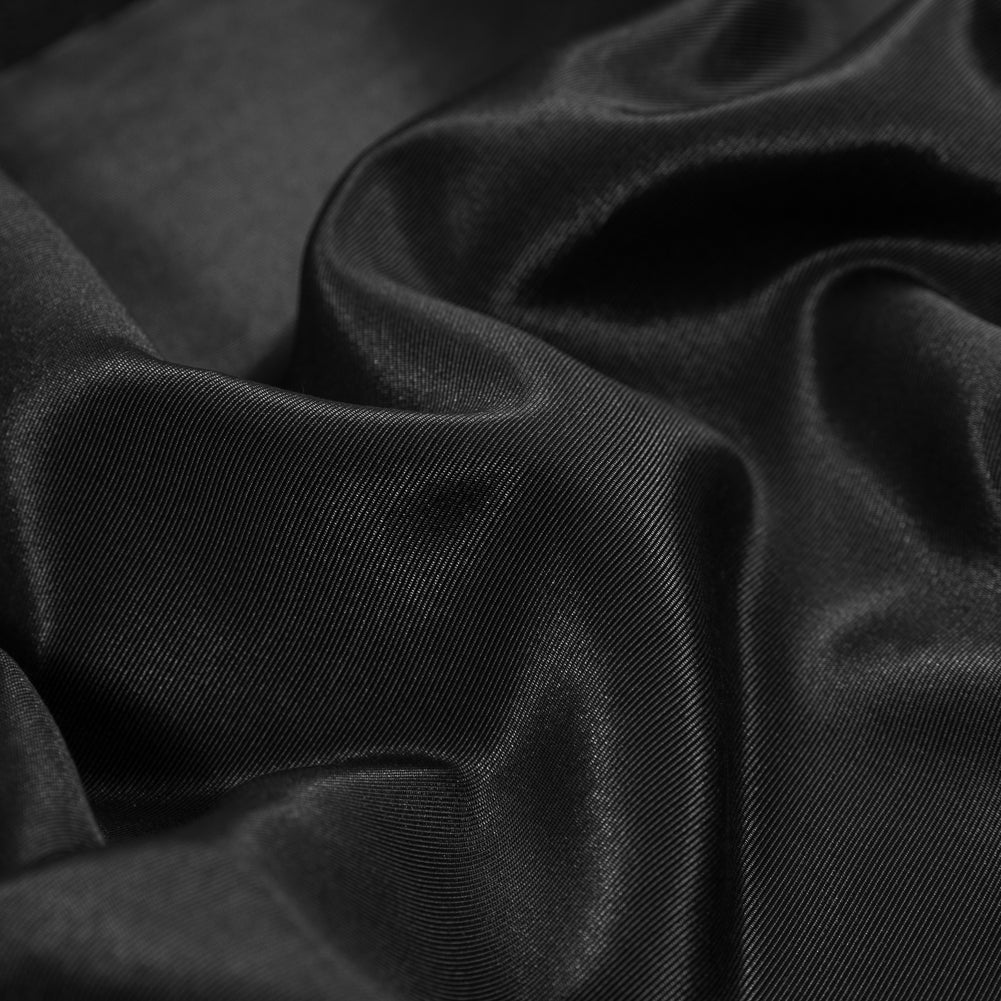 Flame Retardant Polyester Bengaline - Jet Black - Joann Fabrics