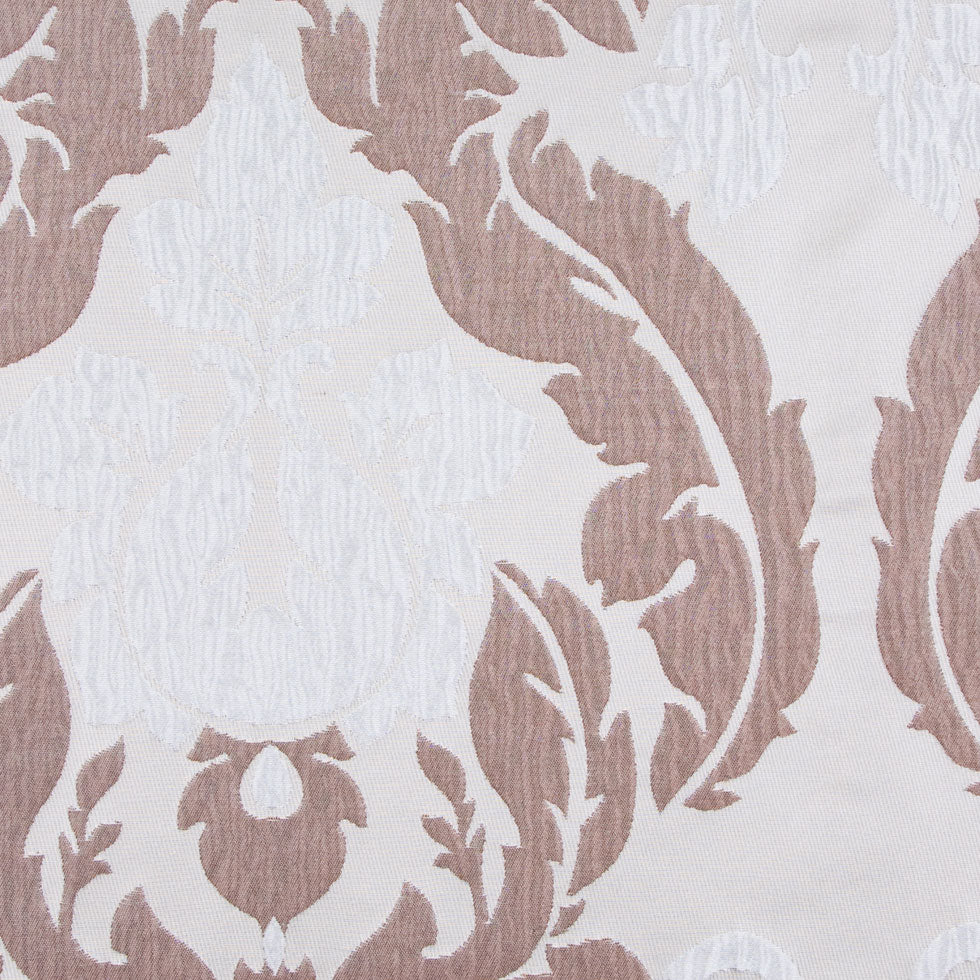 Candlelight Glow Gray/Chocolate/Ice Blue Damask Brocade - Joann Fabrics