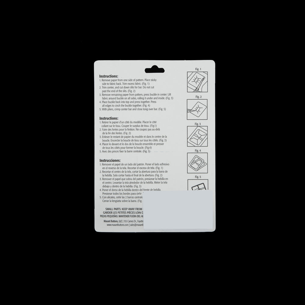 Maxant Rectangular Buckle Cover Kit - 1