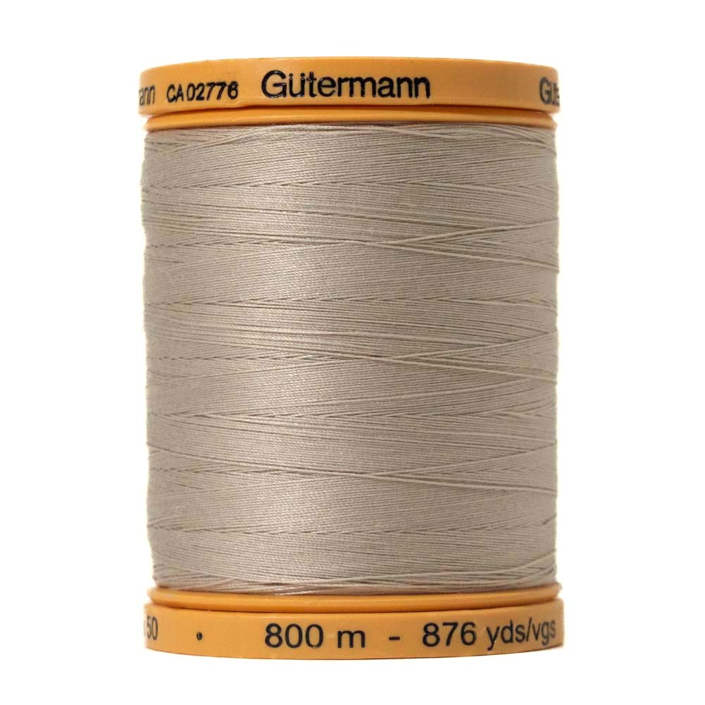 Gutermann Natural Cotton Thread 800m - 0618 Tuskegee Gray - Joann Fabrics