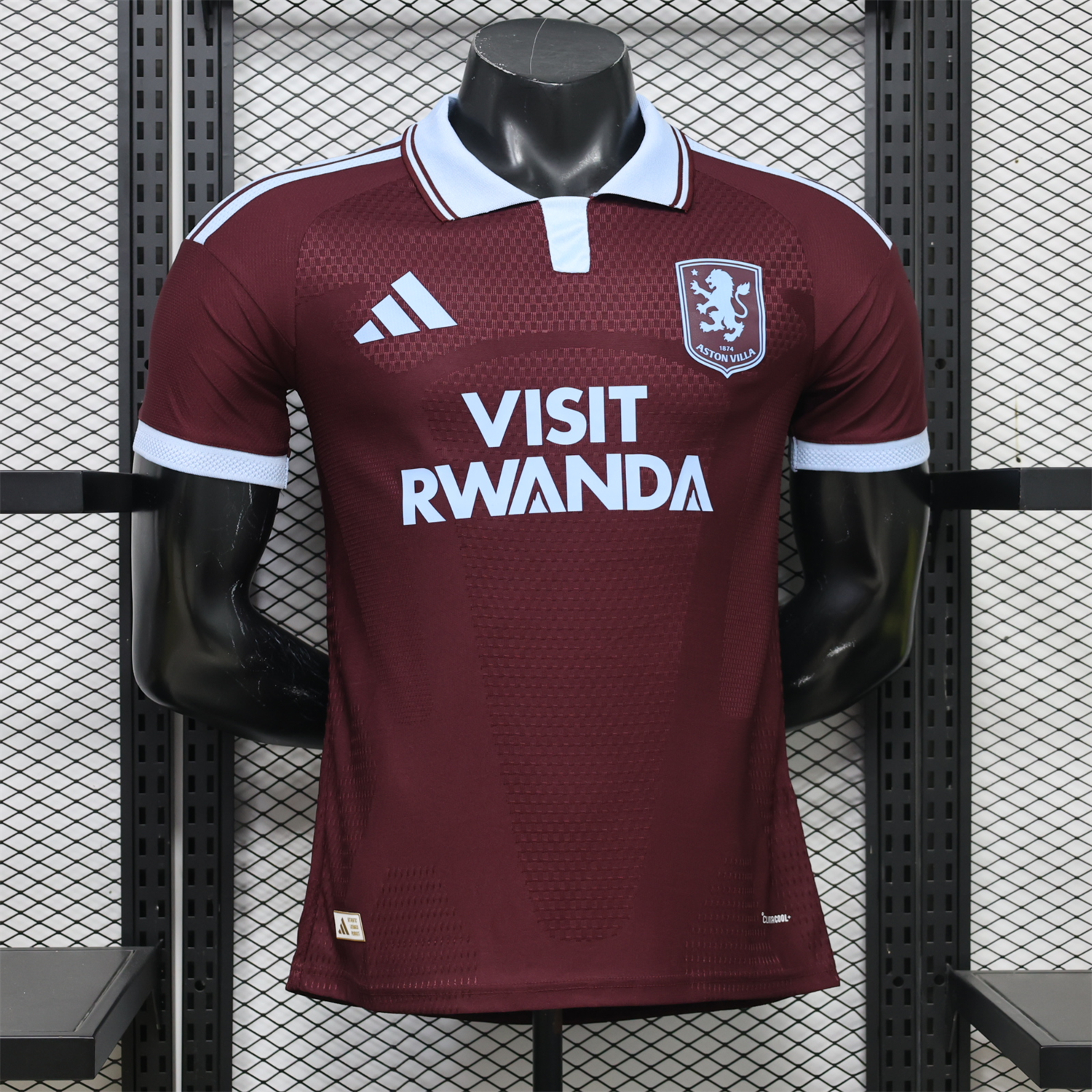 Aston Villa 26-27 Home JerseyWith Sponsors - Player Version - UnitedFutballJersey