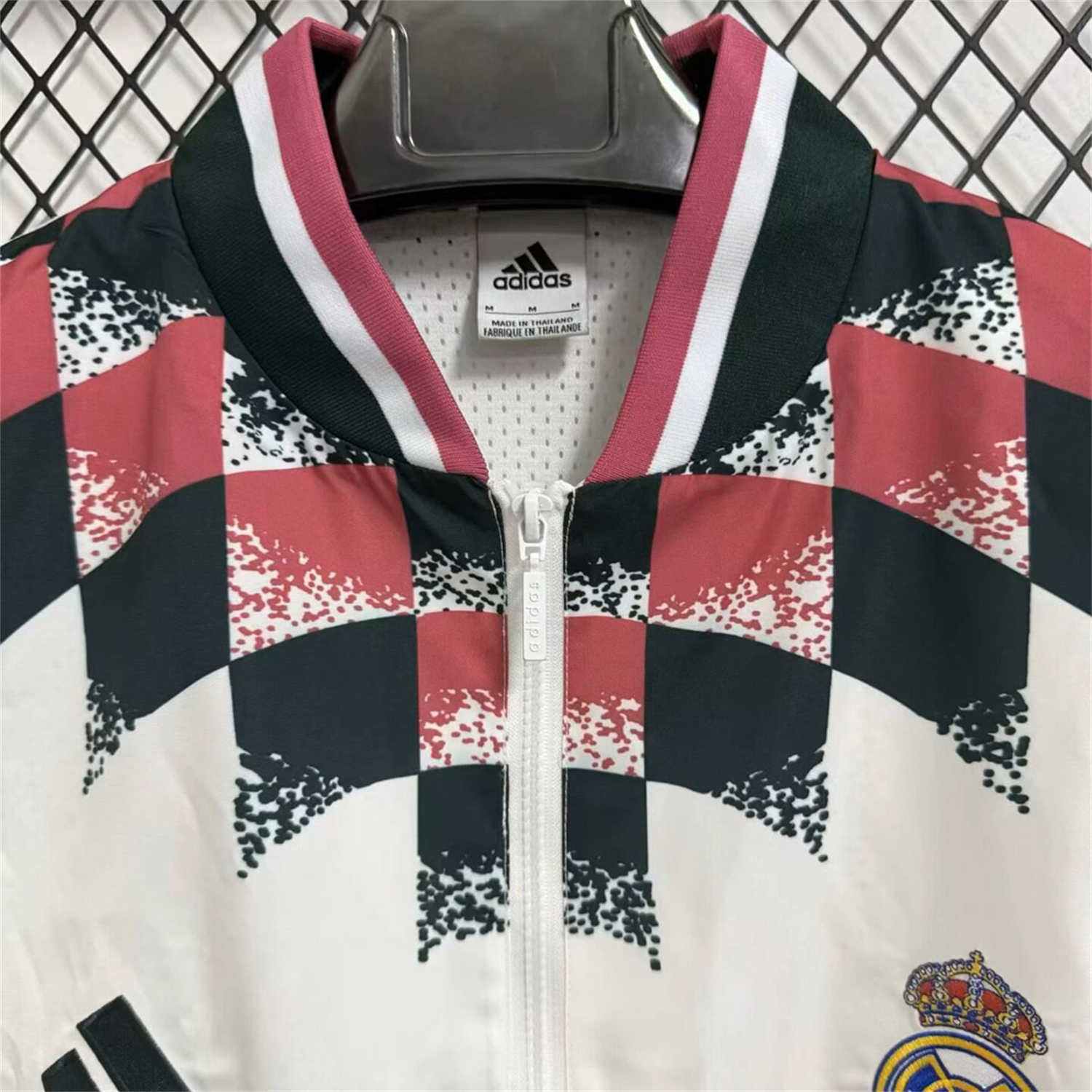 Real Madrid 26-27 Track Windbreaker Jacket - White - UnitedFutballJersey