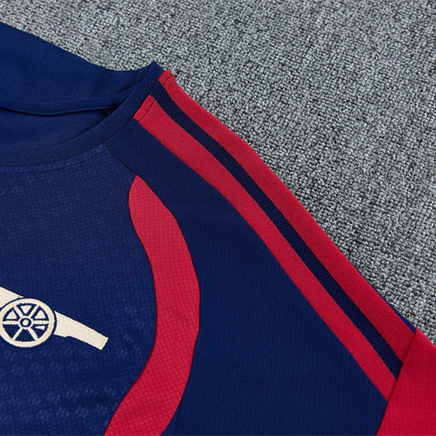 Arsenal 26-27 Kids Short-Sleeve Training Set - Royal Blue Top & Royal Blue Shorts - UnitedFutballJersey