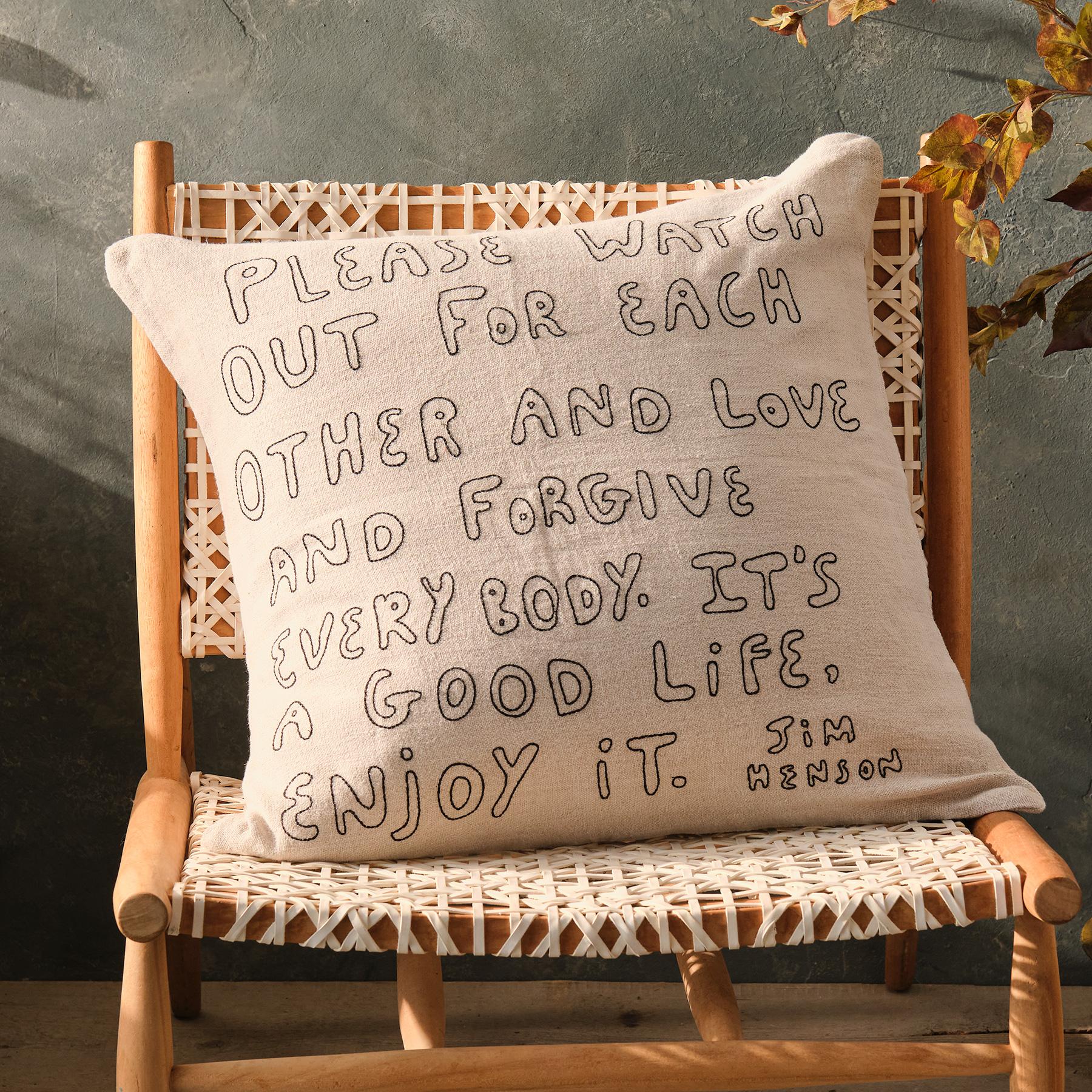 It's A Good Life Pillow - Blair Catalog
