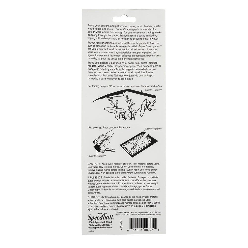 Mona Lisa White Super Chaco Transfer Paper - 17 x 11