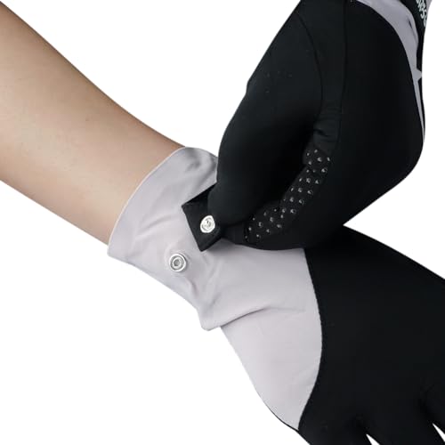 Women UV Sun Protection Gloves Driving Gloves Full Finger Sun Glove UPF ...