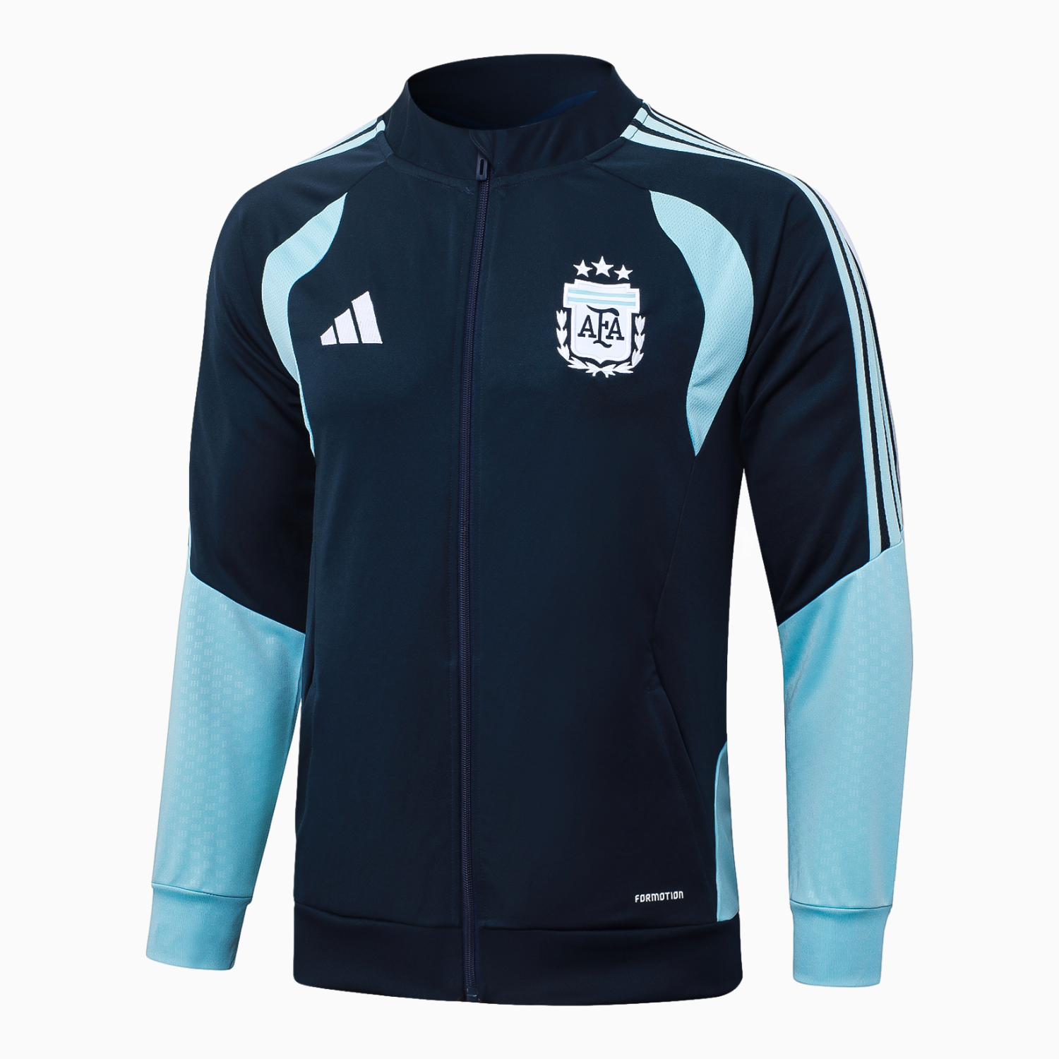 Argentina 25-26 Windbreaker Training Set - Dark Blue Top and Pants - UnitedFutballJersey