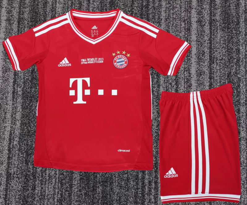 2013/2014 Retro Bayern Munich Home Football Jersey 1:1 Thai Quality Kids Size