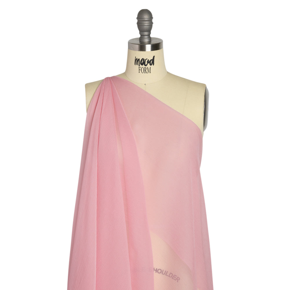 Crinkled Silk Chiffon - Candy Pink - Premium Collection - Joann Fabrics