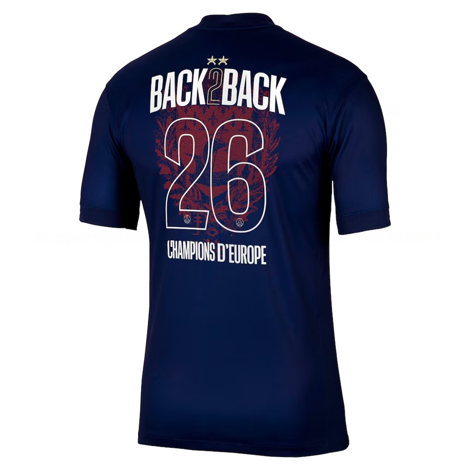 【Champion 26 Font】Paris Saint-Germain PSG 25-26 Home Jersey - Fans Version - UnitedFutballJersey