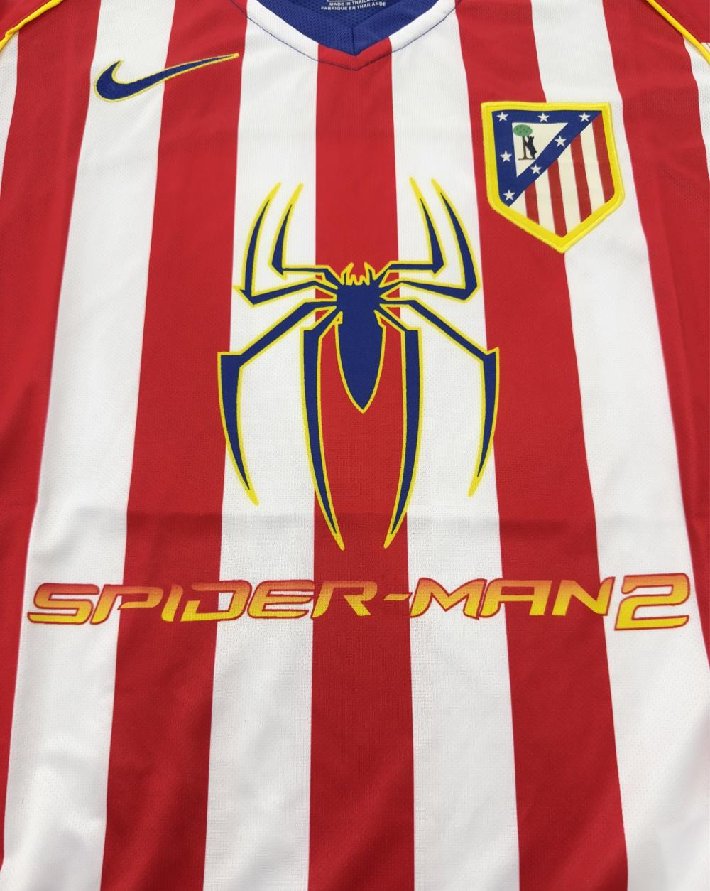 2004/2005 Retro Atletico Madrid Home Soccer Jersey 1:1 Thai Quality