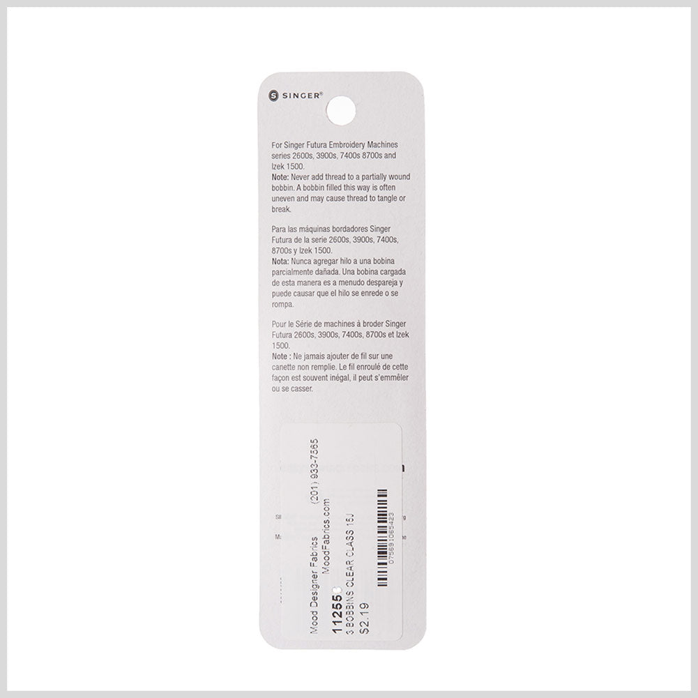 Singer Class 15J Bobbins - Pack of 3 - Joann Fabrics
