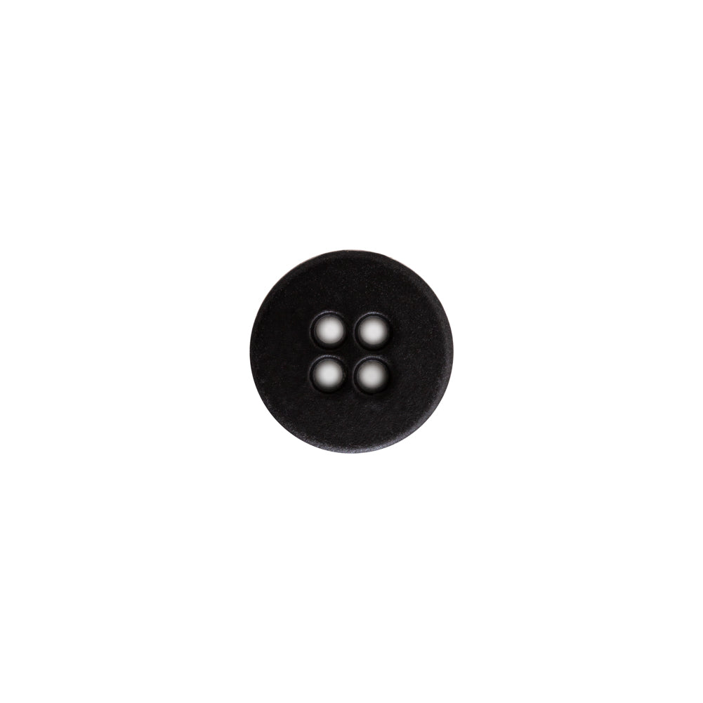 Italian Black Plastic 4-Hole Button - 18L/11.5mm - Joann Fabrics