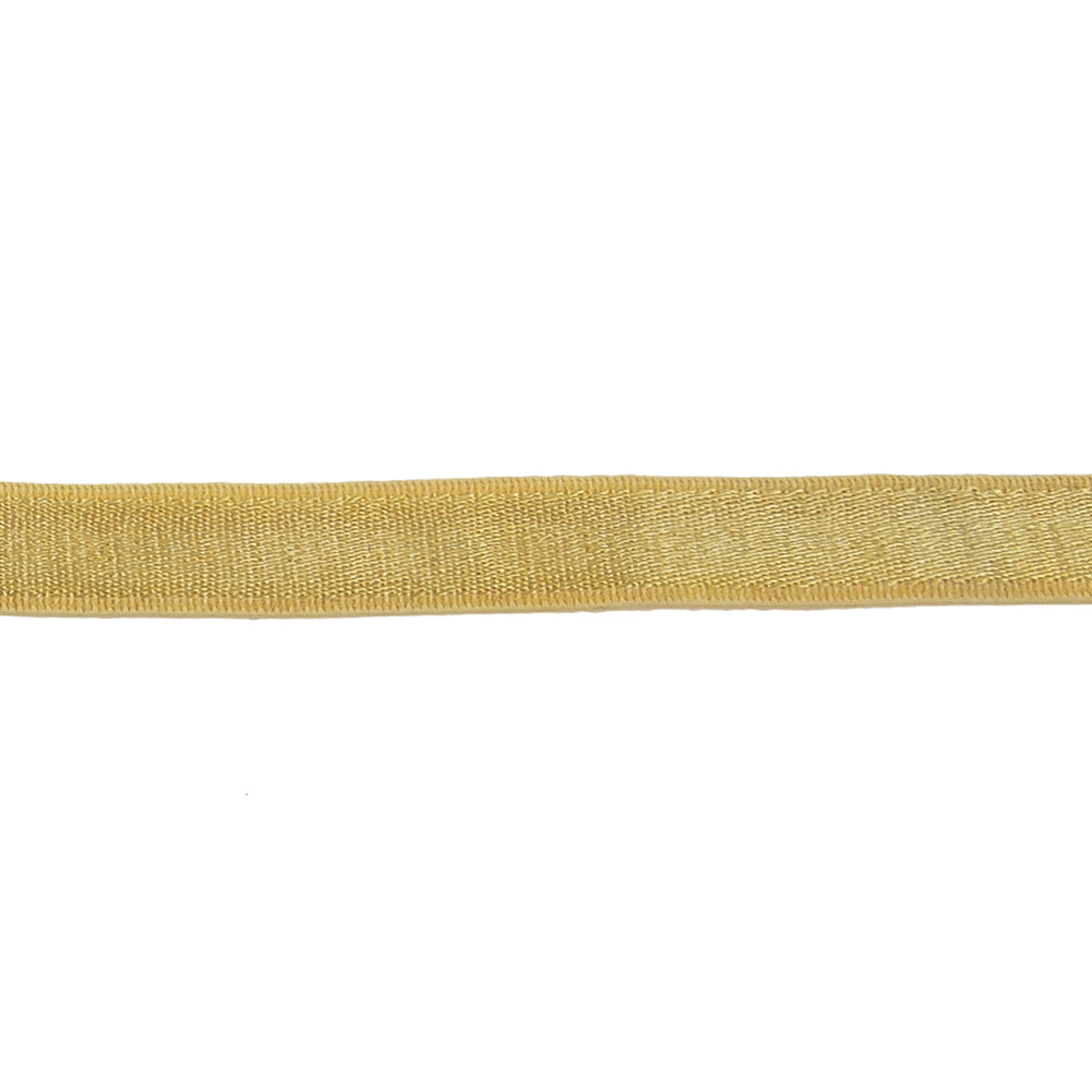 Yellow Satin Faced Knit Elastic - 0.4375