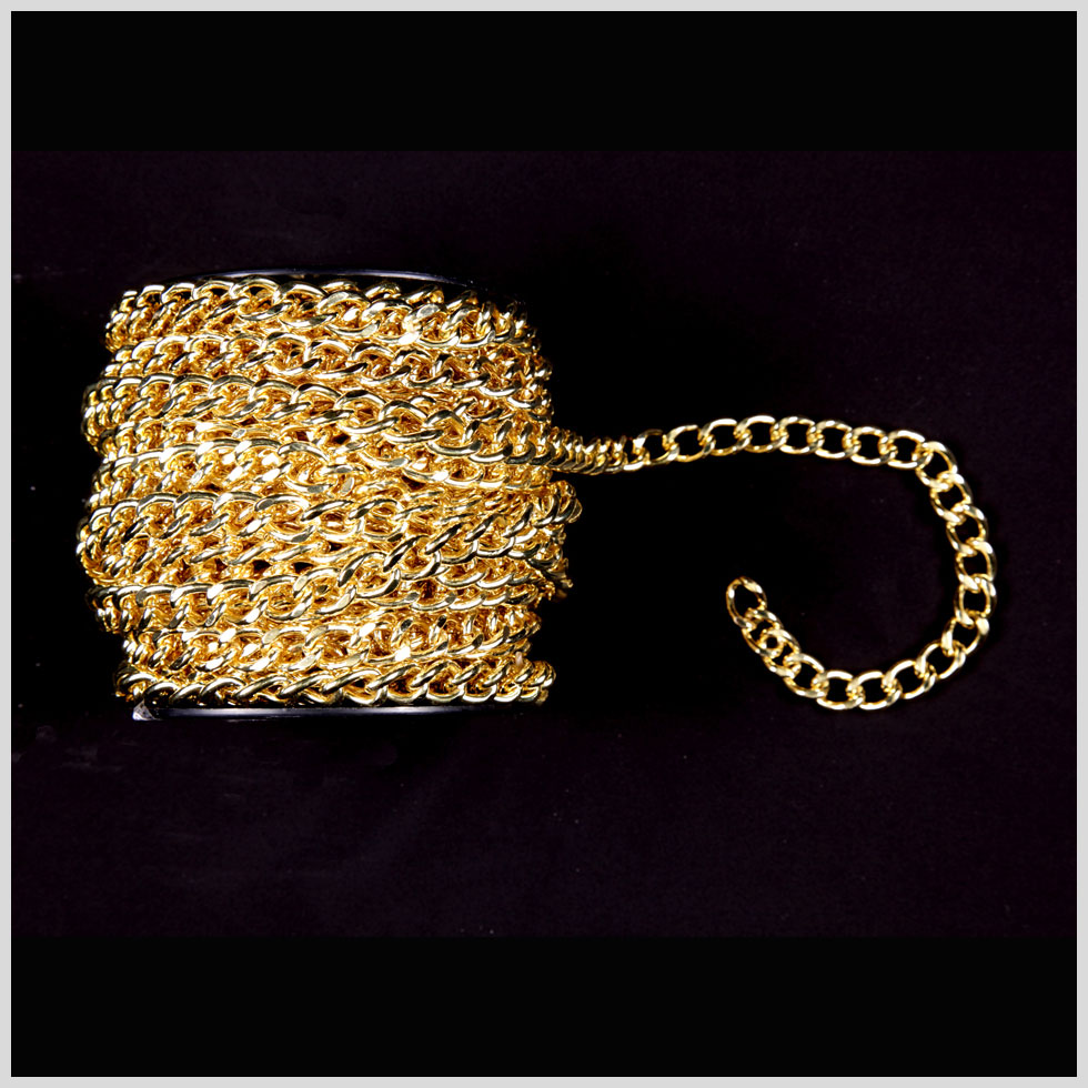 Gold Steel Chain - 7/16