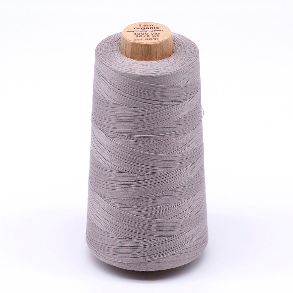 SCANFIL® 30wt Organic Pima Cotton Thread 3000 yd Cone - 4831 Chateau Gray - Joann Fabrics