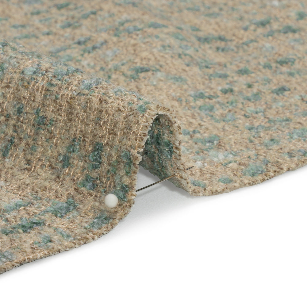 Tweedy Upholstery Boucle - Aqua - Torlea Collection - Joann Fabrics