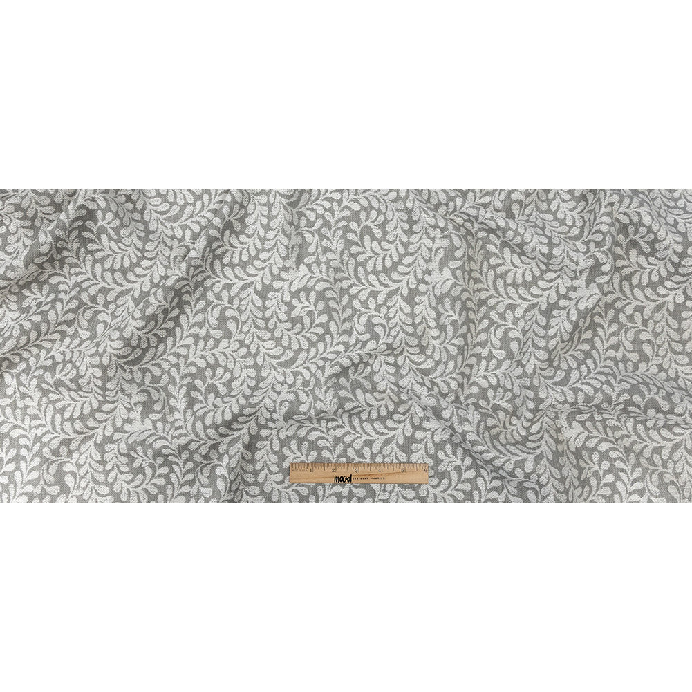 Chenille Jacquard - Mist Leafy Willow - British Imported - Joann Fabrics