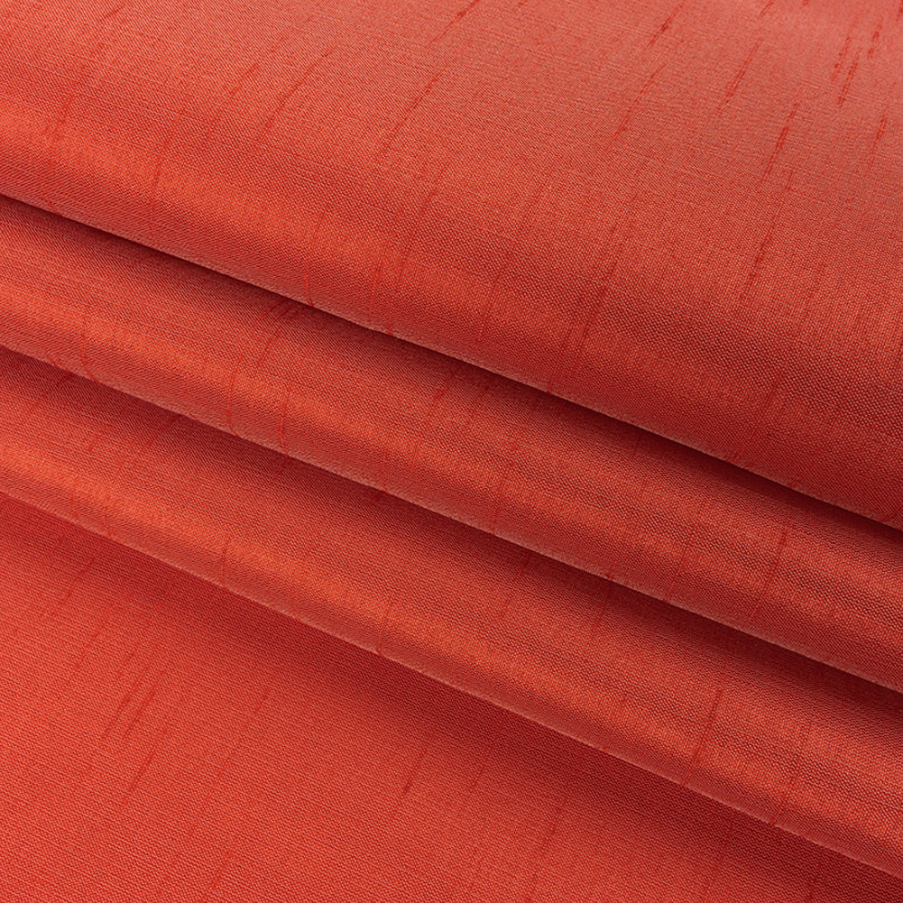 Polyester Shantung - Hot Coral - Eirian Collection - Joann Fabrics
