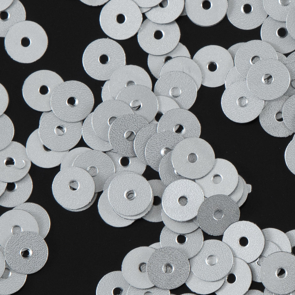 Bag of Silver Dull-Bright Loose Sequins - 5mm - Joann Fabrics