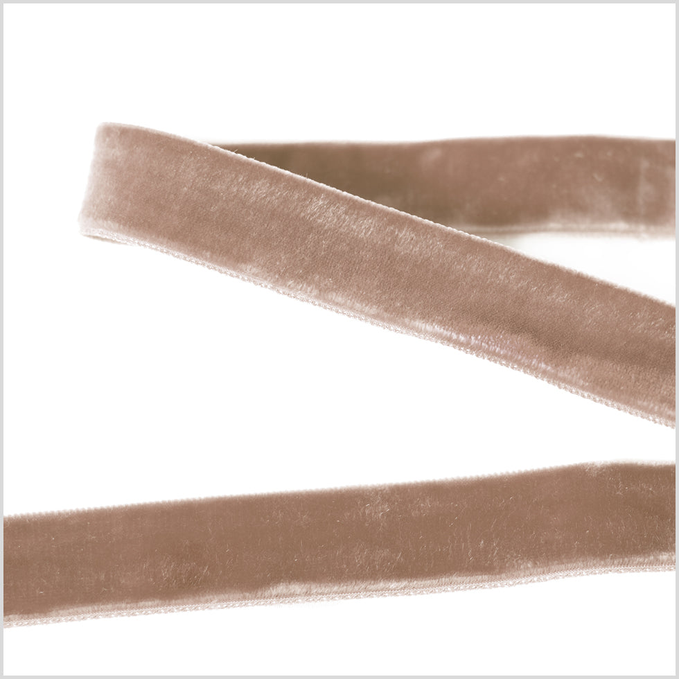 Double Faced Velvet Ribbon Made in Italy - 7/8