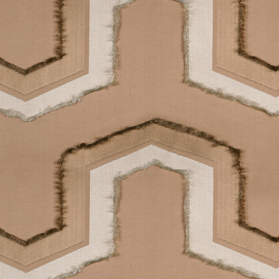 Nude/Gold/Cream Geometric Woven - Joann Fabrics
