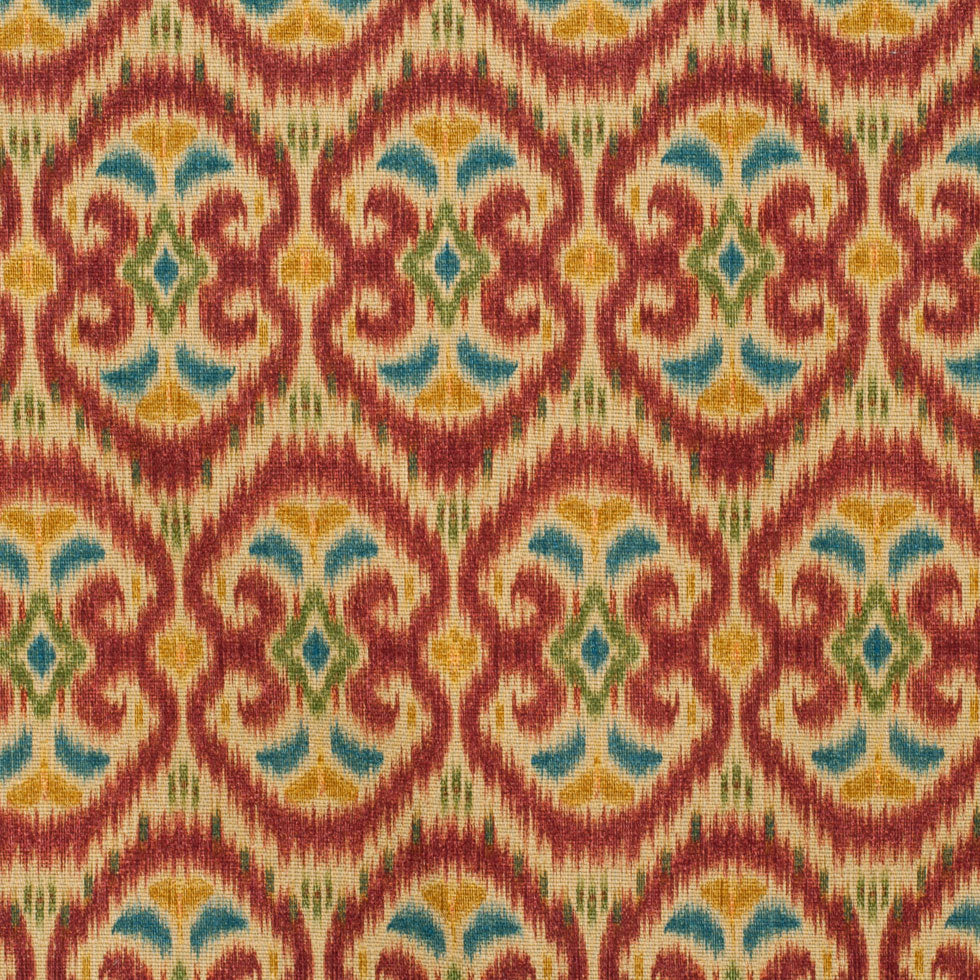 Beige & Red Gem Ikat Prints - Joann Fabrics